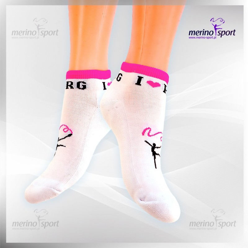 FOOTERS MERINO PINK-GYM