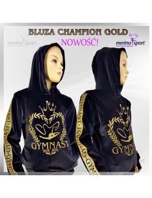 BLUZA MERINO CHAMPION BLACK GOLD