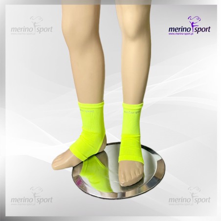 ANKLE WARMERS MERINO FLUO YELLOW